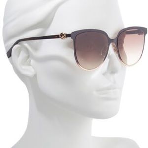 Fendi signature cateye sunglasses 57mm